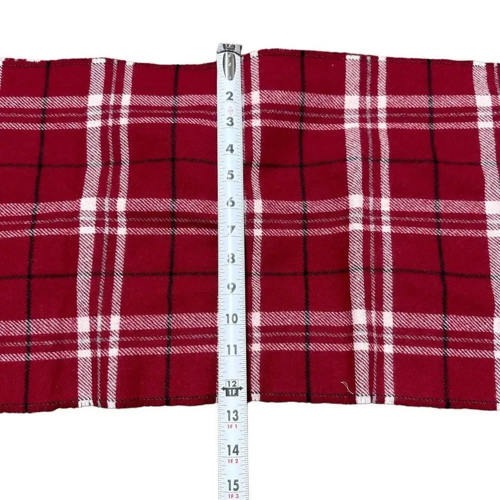 Pendleton red, black, and white scarf   A455